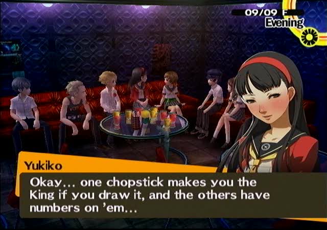 persona 4 king's game